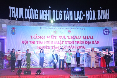 Hòa Bình: Huyện Tân Lạc tổ chức cuộc thi tìm hiểu luật ATGT đường bộ cho ĐVTN