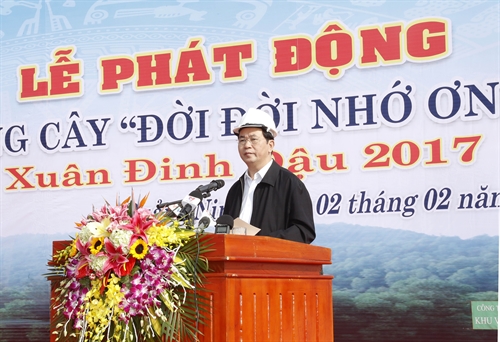 Chủ tịch nước Trần Đại Quang phát động 