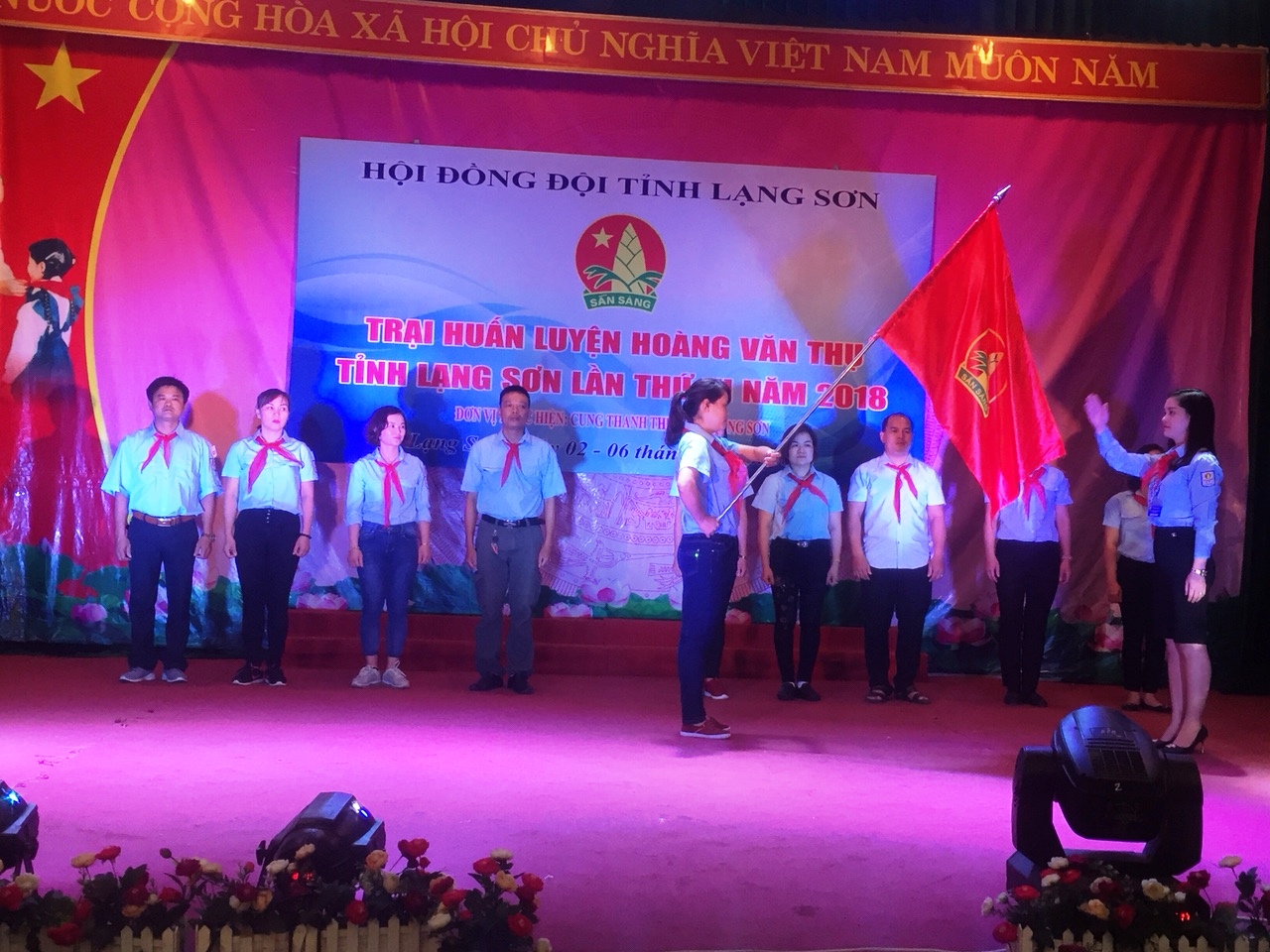 104 trại sinh tham gia Trại huấn luyện Hoàng Văn Thụ tỉnh Lạng Sơn lần thứ III năm 2018