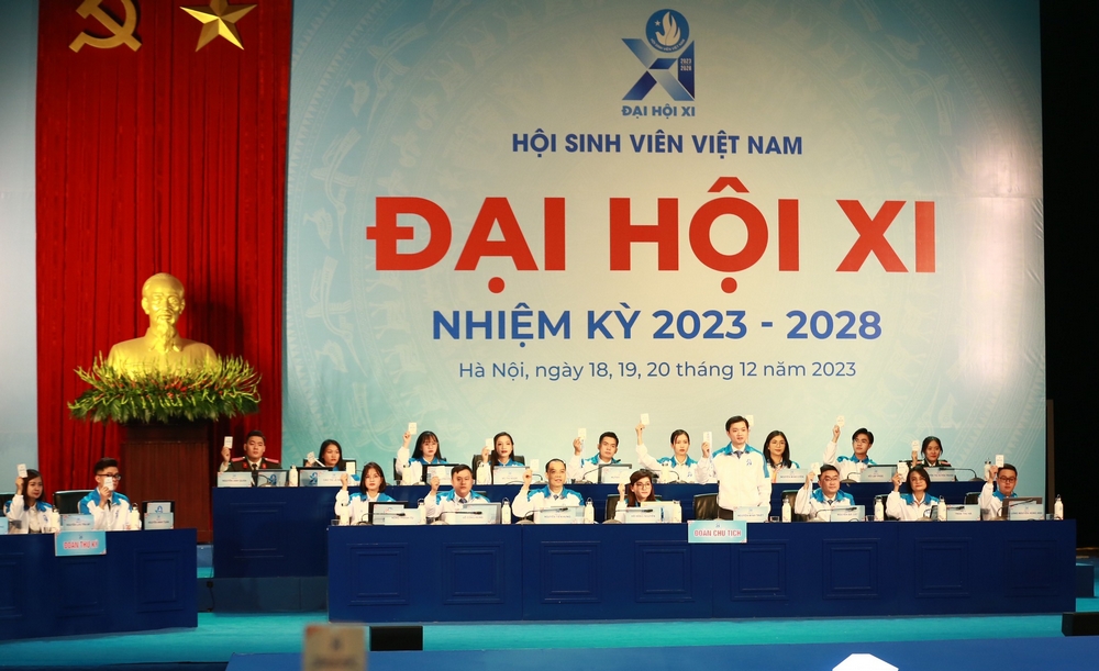 Khai mạc Đại hội đại biểu toàn quốc Hội Sinh viên Việt Nam lần thứ XI, nhiệm kỳ 2023 -2028