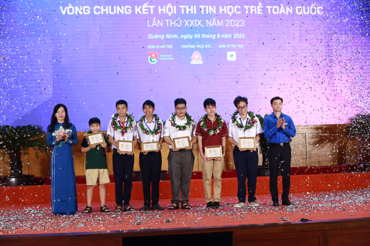 Lễ tổng kết và trao giải thưởng Hội thi Tin học trẻ toàn quốc lần thứ 29, năm 2023