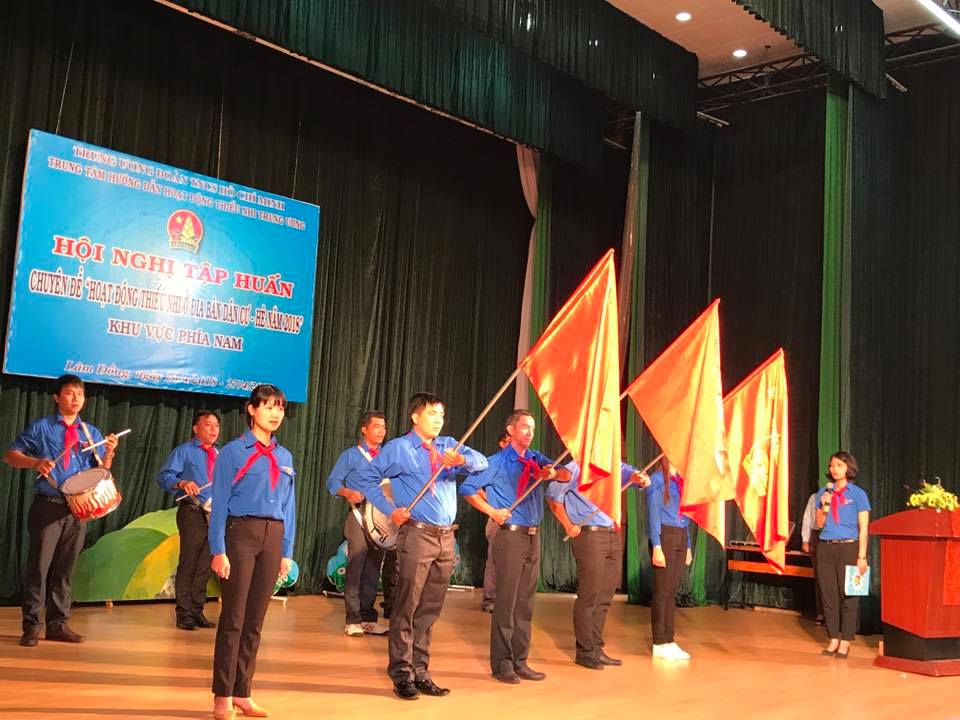 Hội nghị tập huấn “Hoạt động Thiếu nhi ở địa bàn dân cư các tỉnh phía Nam, năm 2018.