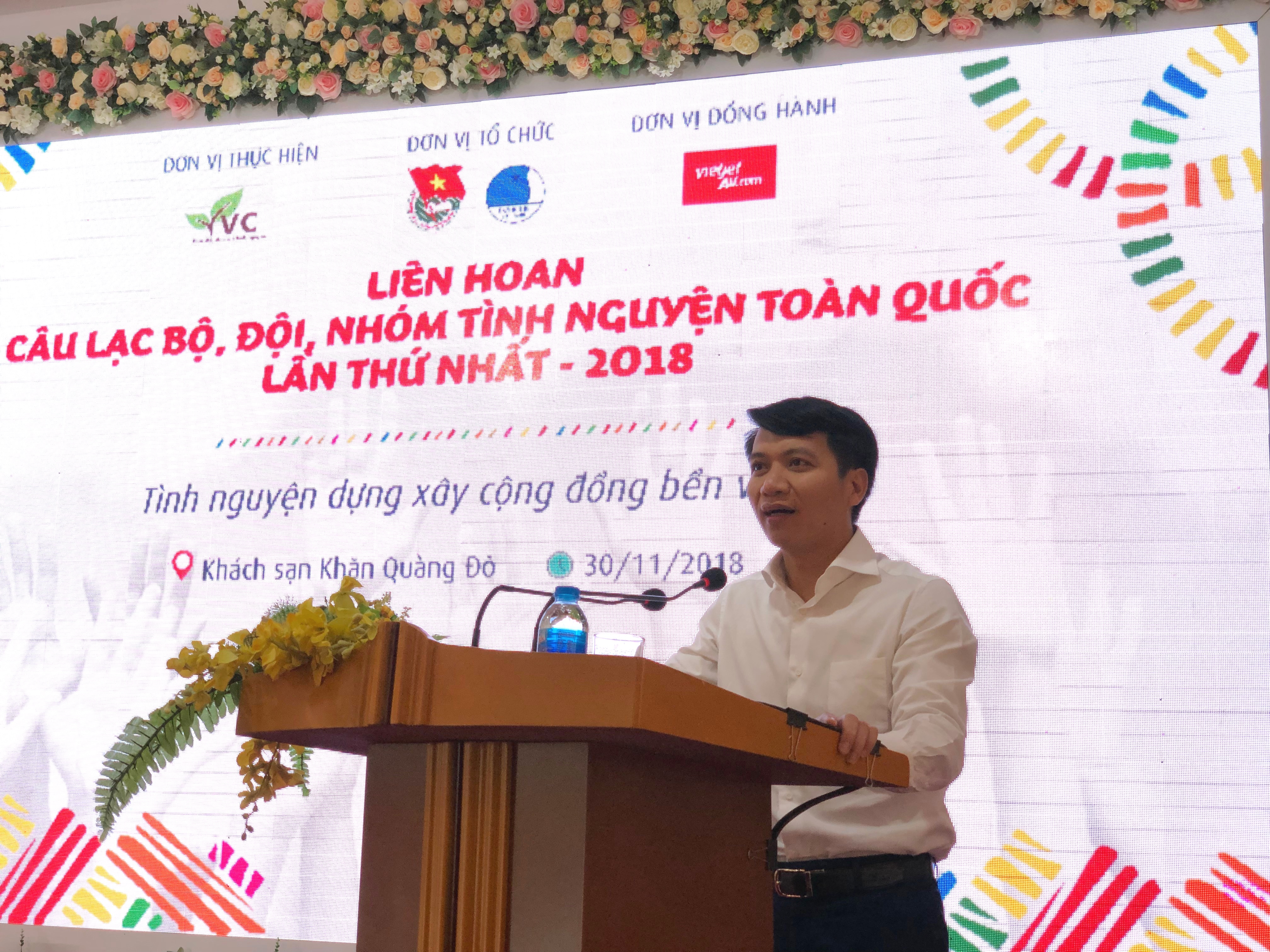 Khai mạc Liên hoan các CLB, đội, nhóm tình nguyện toàn quốc lần thứ nhất