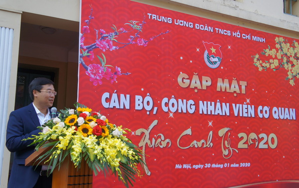 Gặp mặt cán bộ, công nhân viên cơ quan Trung ương Đoàn đầu xuân Canh Tý 2020