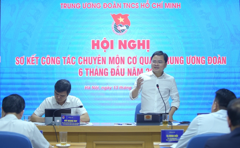 Cơ quan Trung ương Đoàn sơ kết công tác chuyên môn 6 tháng đầu năm